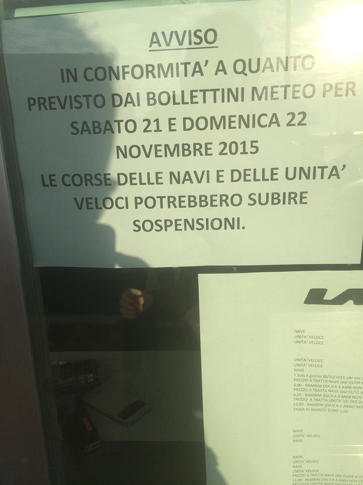 Possibili partenze sospese Formia-Ponza per condimeteo avverse